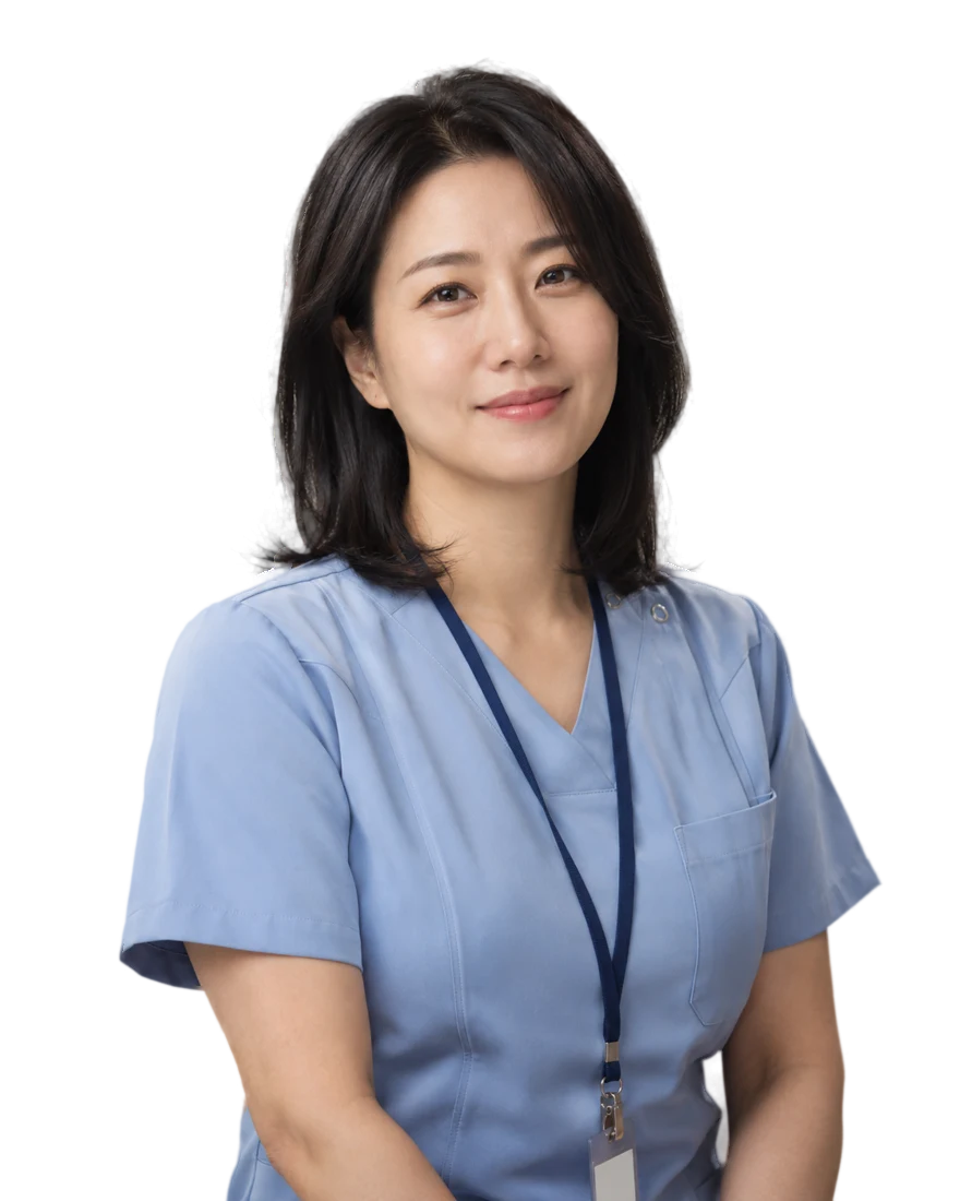 Portrait of Hye-jin Park (illustrative, AI-generated portrait)